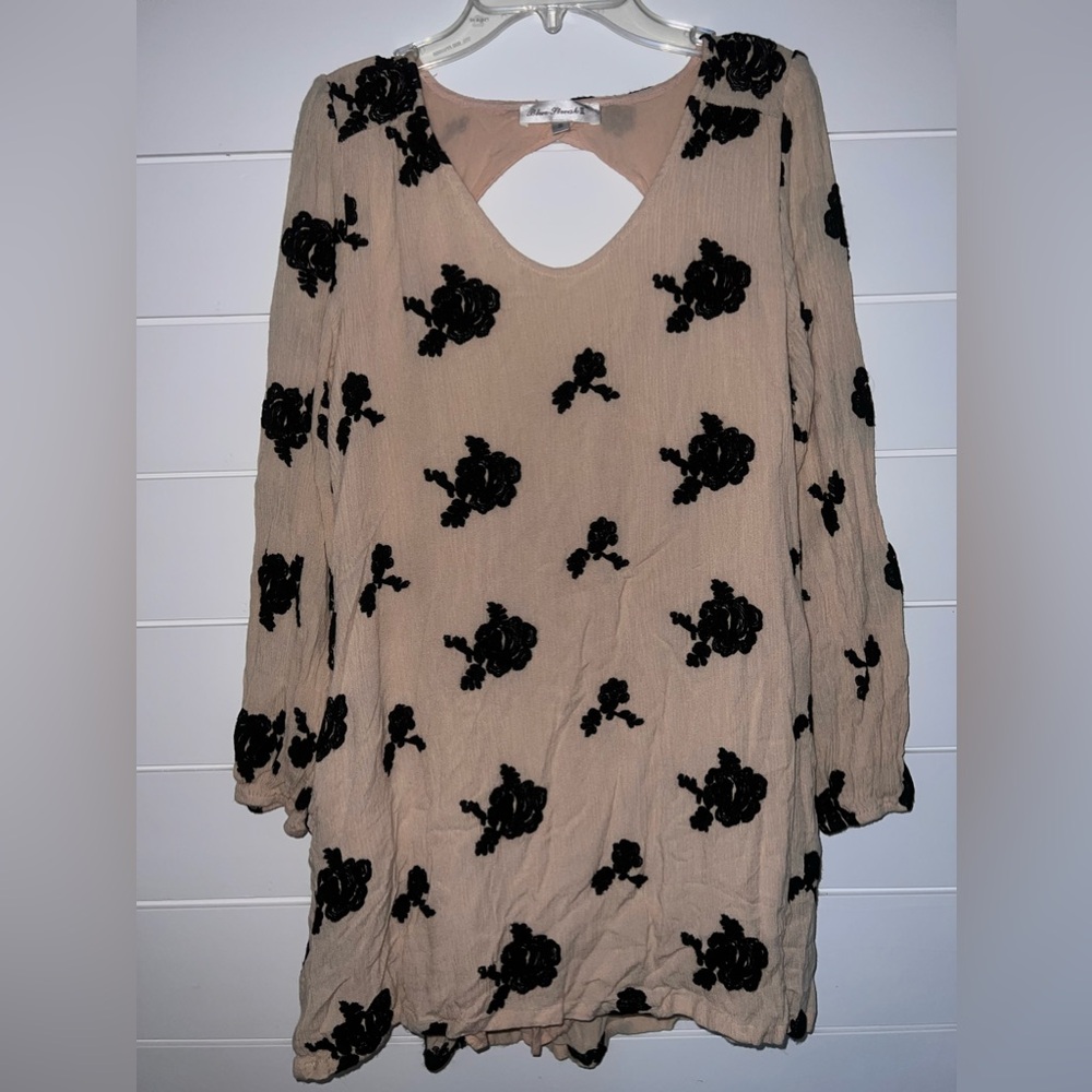 Floral long sleeve dress